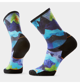 Smartwool Smartwool Run Targeted Cushion Summit Sector Print Trail Crew Sock Men's 3026