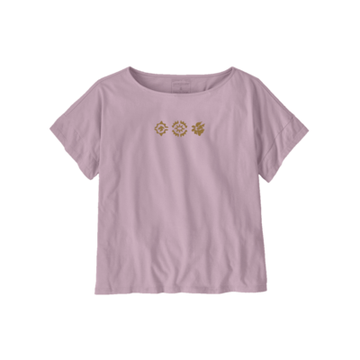 Patagonia Kaleido Flowers Relaxed Drop Sleeve T-Shirt Women's