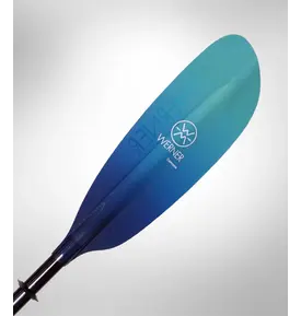 Werner Paddles Werner Camano 2pc Bent Shaft Kayak Paddle Gradient Abyss 240 cm Small Shaft