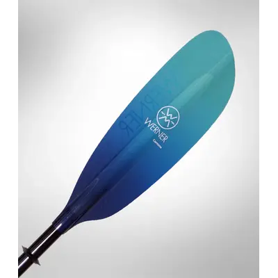 Werner Camano 2pc Bent Shaft Kayak Paddle Gradient Abyss 240 cm Small Shaft