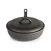 GSI Guidecast Deep Fry Pan with Lid 12"