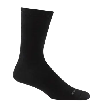 Darn Tough Darn Tough Solid No-Cushion Lightweight Lifestyle Crew Sock Men's 6032