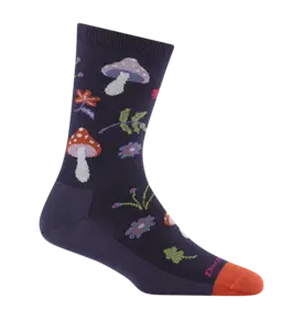 Darn Tough Darn Tough Shroom Bloom Crew Lightweight Sock Women's 6133