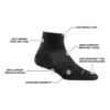 Darn Tough No-Cushion Ultra-Lightweight Running 1/4 Sock Women's 1044