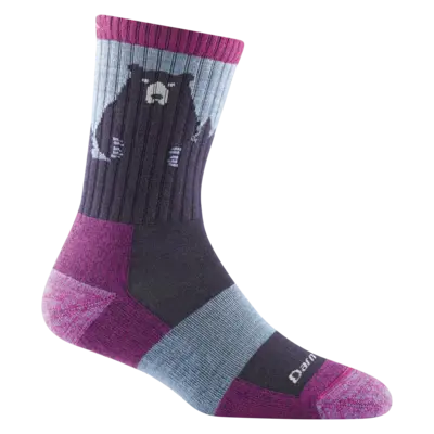 Darn Tough Bear Town Cushioned Lightweight Hiking Micro Crew Sock Women's 1970