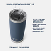 Yeti Rambler 20 oz / 591 mL Tumbler with Magslider, Sea View