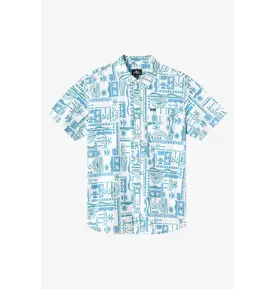 O'Neill O'Neill UPF Slub Standard Woven Short Sleeve Button Up Shirt Men's
