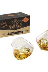 Gentlemen's Hardware Rocking Whiskey Glasses - Set of 2