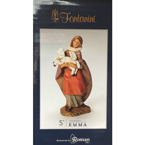 FONTANINI EMMA SHEPHERDESS WITH LAMB 5" FONTANINI FONTANINI EMMA SHEPHERDESS WITH LAMB 5" FONTANINI