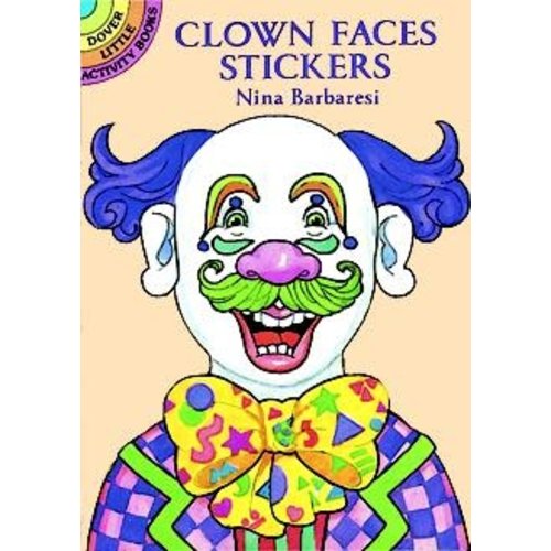 CLOWN FACES STICKERS