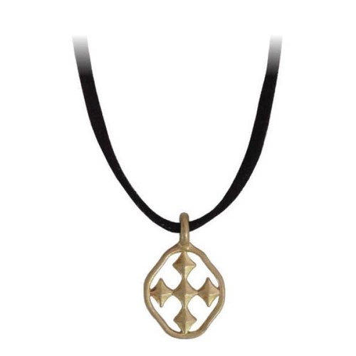 GRACEWEAR NECKLACE HOPE LEATHER 16" SHIELD OF FAITH by GRACEWEAR GRACEWEAR NECKLACE HOPE LEATHER 16" SHIELD OF FAITH by GRACEWEAR