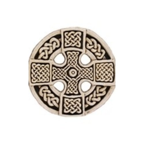 MANX WHEEL CAST STONE WALL CROSS MANX WHEEL CAST STONE WALL CROSS