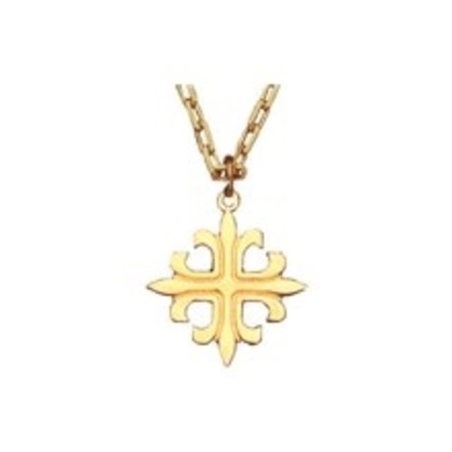 FLUERY CROSS NECKLACE FLUERY CROSS NECKLACE