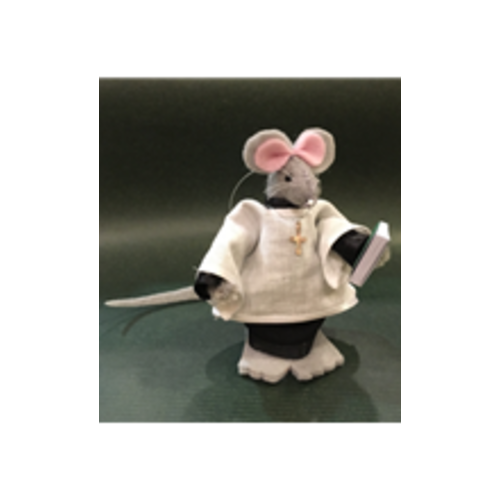 CHURCH MOUSE LECTOR HOLDING BOOK CHURCH MOUSE LECTOR HOLDING BOOK