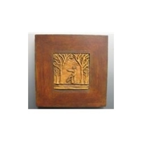 JOHN THE BAPTIST SCULPTED PLAQUE FRAMED JOHN THE BAPTIST SCULPTED PLAQUE FRAMED