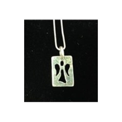 GUARDIAN ANGEL NECKLACE - STERLING SILVER GUARDIAN ANGEL NECKLACE - STERLING SILVER