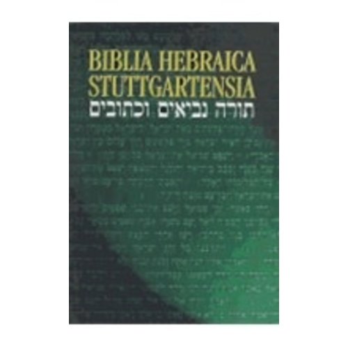 BIBLIA HEBRAICA STUTTGARTENSIA COMPACT EDITION BIBLIA HEBRAICA STUTTGARTENSIA COMPACT EDITION