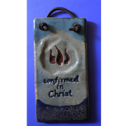 "CONFIRMED IN CHRIST" WALL PLAQUE "CONFIRMED IN CHRIST" WALL PLAQUE