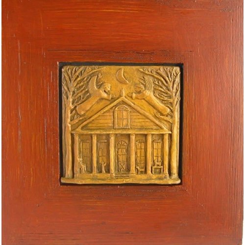 HOUSE BLESSING / WARMING SCULPTED PLAQUE FRAMED HOUSE BLESSING / WARMING SCULPTED PLAQUE FRAMED