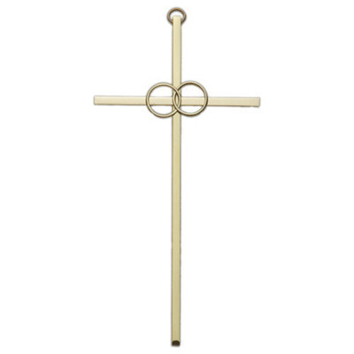 CROSS WEDDING GOLD FINISH 8" CROSS WEDDING GOLD FINISH 8"
