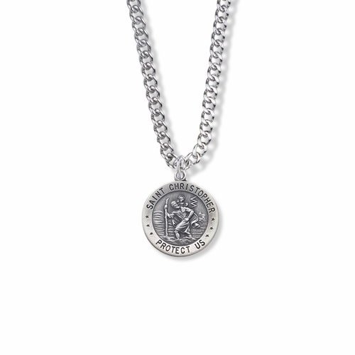 MEDAL ST CHRISTOPHER ROUND 5/8" MEDAL ST CHRISTOPHER ROUND 5/8"