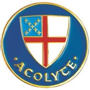 Acolyte Lapel Pin Episcopal Shield by Terra Sancta