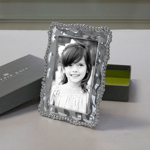 Beatriz Ball FRAME ORGANIC PEARL SILVER 4X6 Beatriz Ball FRAME ORGANIC PEARL SILVER 4X6