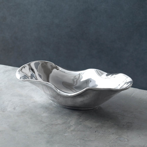 Beatriz Ball OVAL BOWL SILVER VENTO Beatriz Ball OVAL BOWL SILVER VENTO