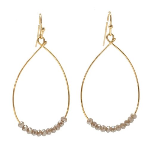 EARRINGS CATE CHAMPAGNE by ERIN GRAY EARRINGS CATE CHAMPAGNE by ERIN GRAY