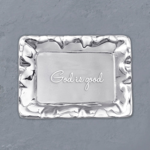 Beatriz Ball TRAY SILVER VENTO Engraved "God is Good" Beatriz Ball TRAY SILVER VENTO Engraved "God is Good"