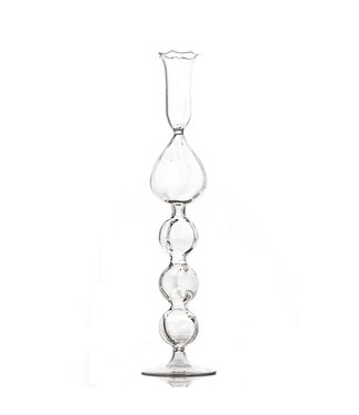 Abigails Candlestick Clear Teardrop Ball