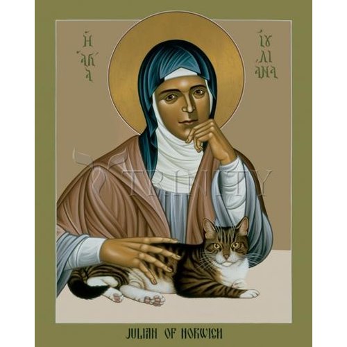 ICON JULIAN OF NORWICH SMALL 4X5 ICON JULIAN OF NORWICH SMALL 4X5