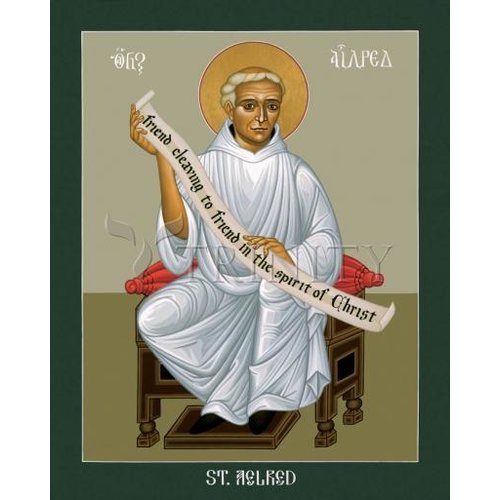 ICON ST AELRED OF RIEVAULX SMALL 4X5 ICON ST AELRED OF RIEVAULX SMALL 4X5