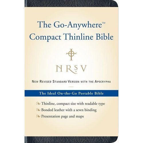 NEW REVISED STANDARD VERSION (NRSV) - GO ANYWHERE COMPACT THINLINE BIBLE WITH APOCRYPHA - NAVY, BONDED LEATHER NEW REVISED STANDARD VERSION (NRSV) - GO ANYWHERE COMPACT THINLINE BIBLE WITH APOCRYPHA - NAVY, BONDED LEATHER