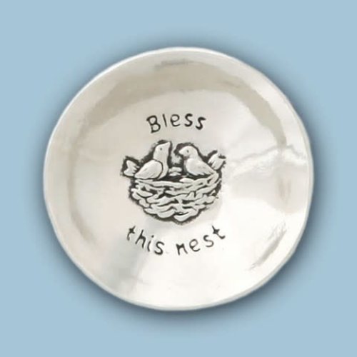 PEWTER BOWL BLESS THIS NEST from Basic Spirit PEWTER BOWL BLESS THIS NEST from Basic Spirit