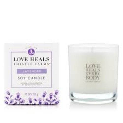 LOVE HEALS CANDLE SOY LAVENDER LOVE HEALS CANDLE SOY LAVENDER