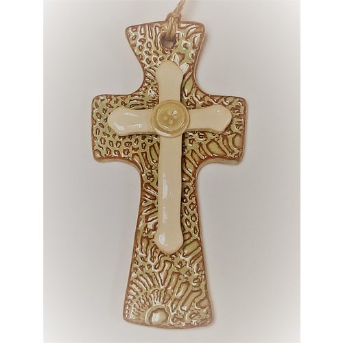 PRODIGAL POTTERY TRINITY CROSS TIDAL POOL PRODIGAL POTTERY TRINITY CROSS TIDAL POOL
