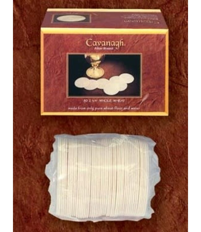 Altar Bread  Whole Wheat Priest Host 2-3/4" -  50/Box