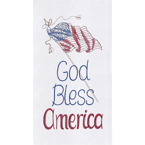 TOWEL FLOUR SACK GOD BLESS AMERICA TOWEL FLOUR SACK GOD BLESS AMERICA