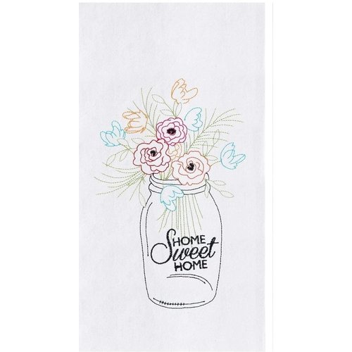FLOUR SACK TOWELS EMBROIDERED FLOUR SACK TOWELS EMBROIDERED