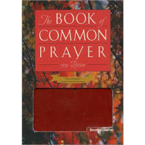 BOOK OF COMMON PRAYER, BONDED LEATHER, RED