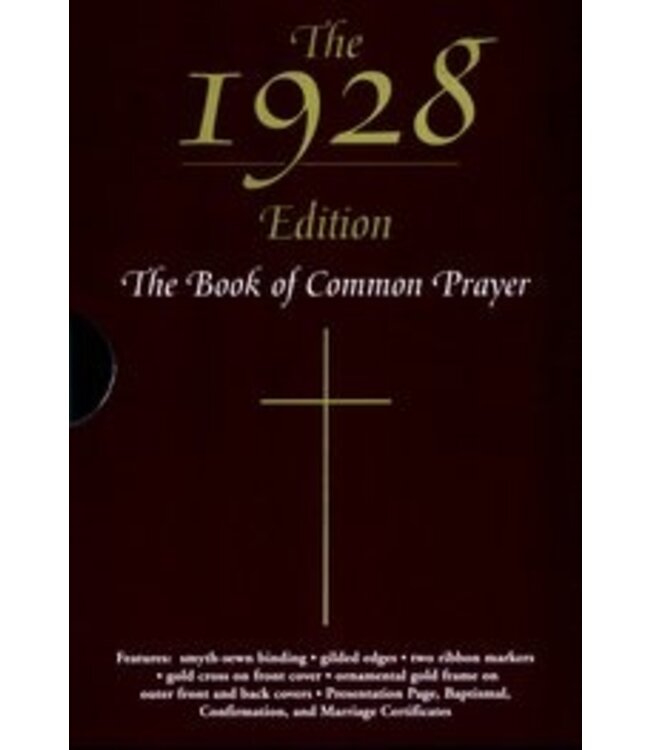 Book of Common Prayer 1928 Edition  Bonded Leather Burgundy