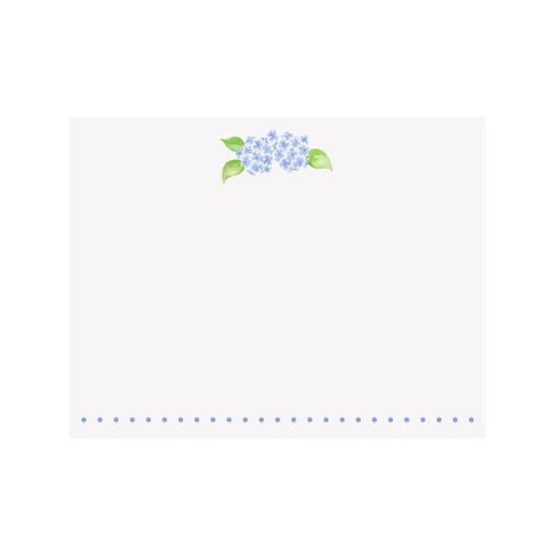 HYDRANGEA Flat Note Cards Box of 10 HYDRANGEA Flat Note Cards Box of 10