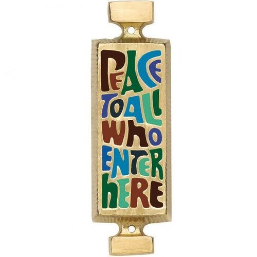 DOORSIGN PEACE TO ALL 4-1/4" DOORSIGN PEACE TO ALL 4-1/4"