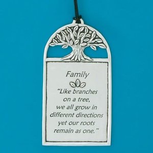 PLAQUE PEWTER FAMILY 5X2.5 from Basic Spirit