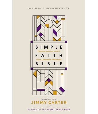 NRSV  Simple Faith Bible With Commentary by Jimmy Carter
