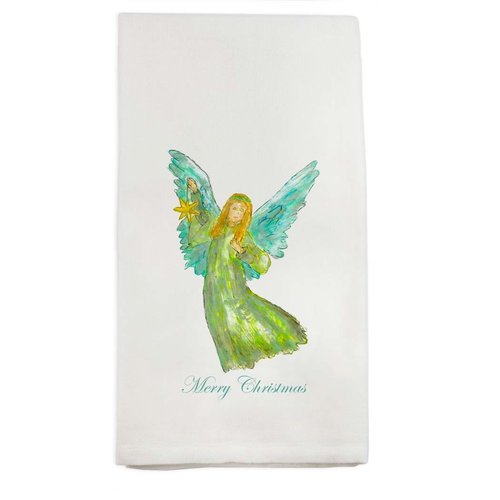 FRENCH GRAFFITI TOWEL ANGEL WITH STAR FRENCH GRAFFITI TOWEL ANGEL WITH STAR