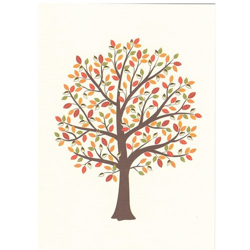 GOLD ACCENT NOTE CARDS Tree of Life