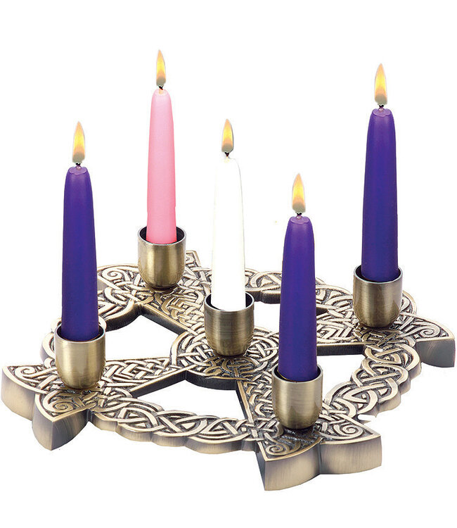Advent Wreath Celtic Bronze
