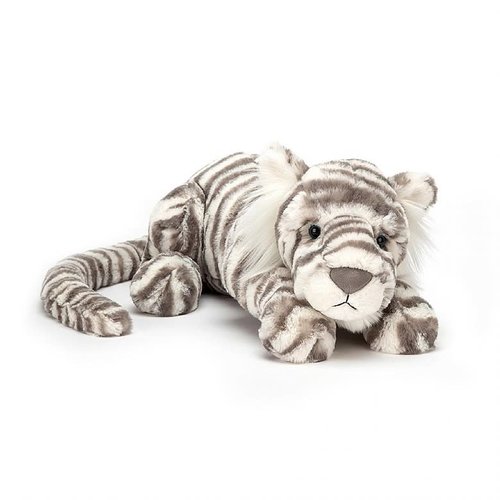 Sacha Snow Tiger Little by Jellycat Sacha Snow Tiger Little by Jellycat